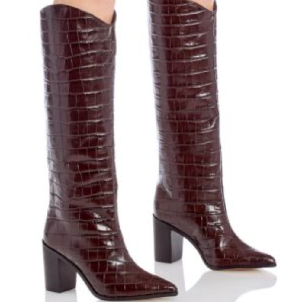 Schutz Maryana Leather Tall Boot Size 7 (Gently Used)